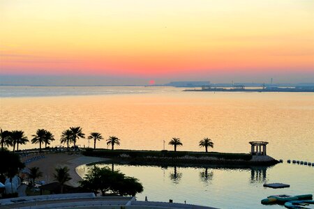 Qatar doha landscape photo