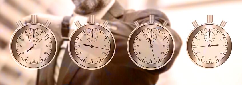 Clock time stopwatch