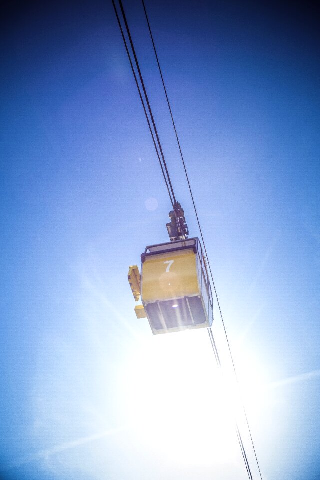 Cable car nature mountains photo