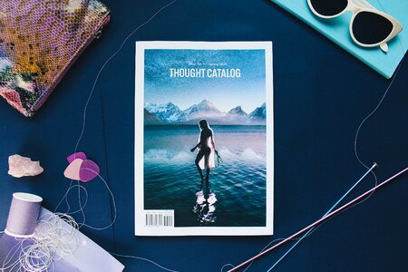 Library magazine desk