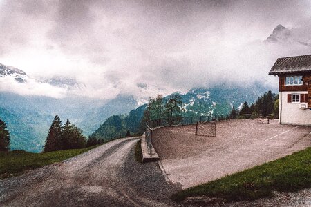 Switzerland idyllic countryside photo