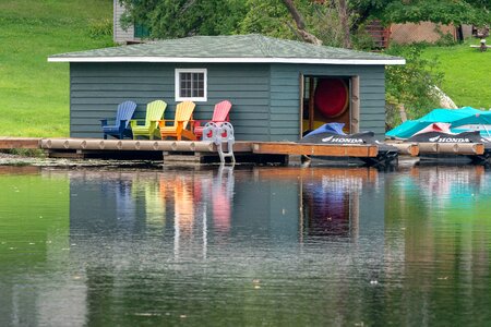 Landscape docks pier