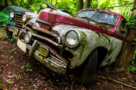 Oldtimer wreck rusted photo