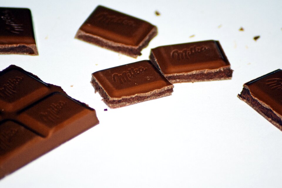 Dark chocolate mil dessert