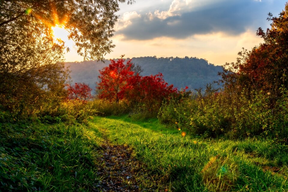 Mood atmosphere sunset