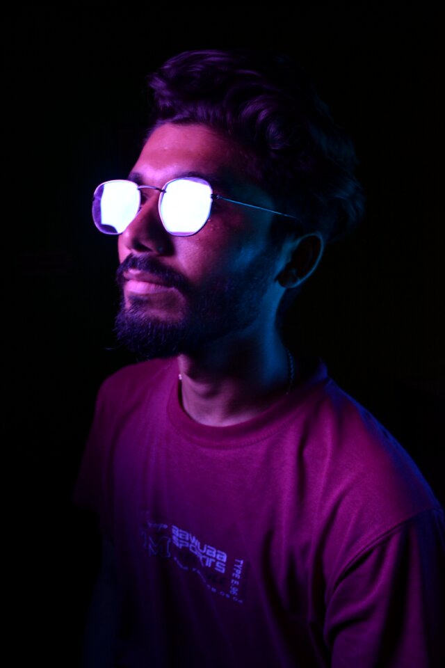 Male human lighting