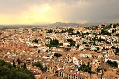 Landscape andalusia church
