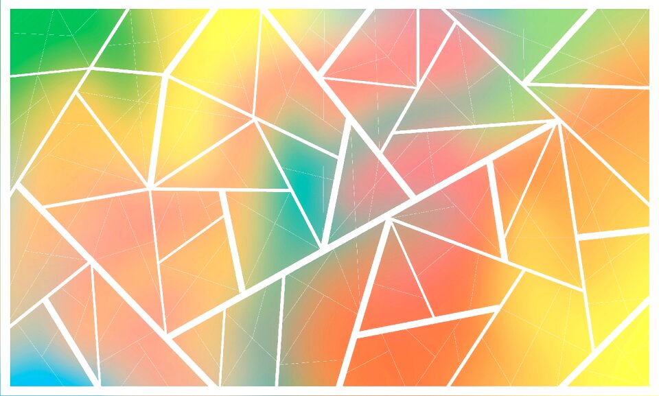 Polygon geometric triangles