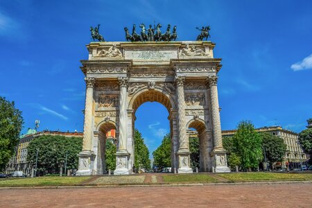 Milano italy architecture photo