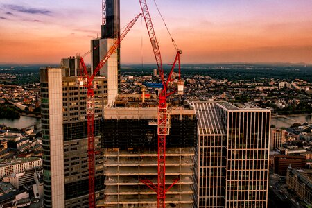 Cityscape skyscraper site photo