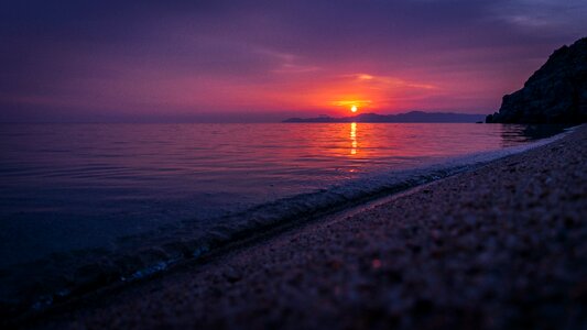 Ocean landscape sand photo