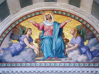 Notre-dame-de-la-garde mosaic colors