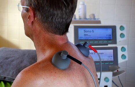 Human electro-therapy physio photo