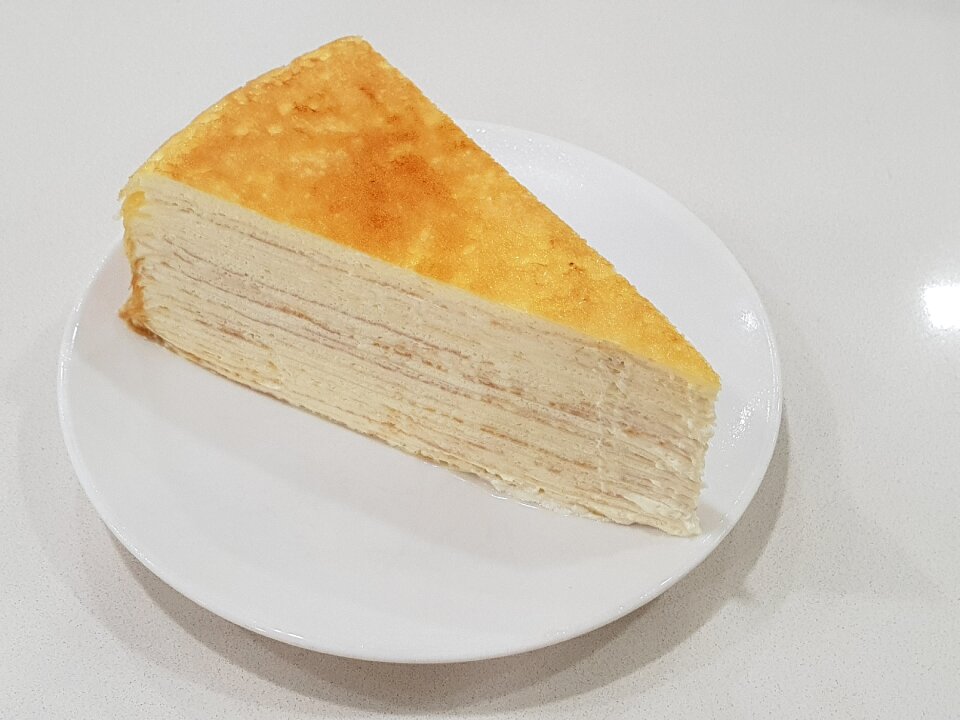 Cake cheese slice of cake
