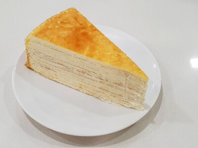 Cake cheese slice of cake
