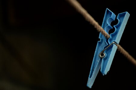 Rope clothespins clamp