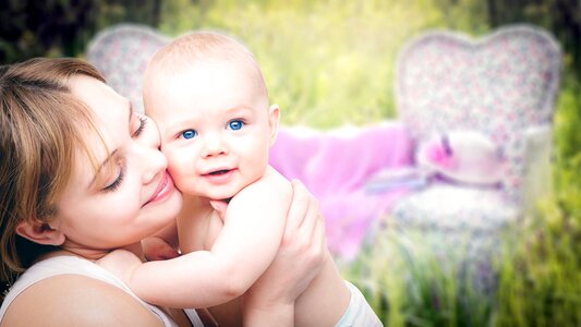 Lovely family togetherness photo