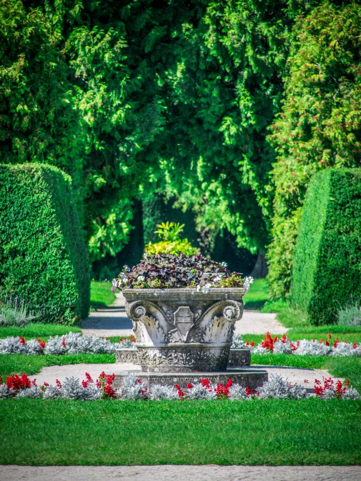 Idyllic garden romantic