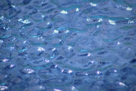 Blue reflection pattern photo