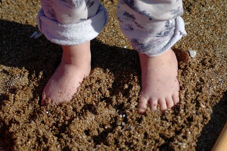 Sand outdoors soil