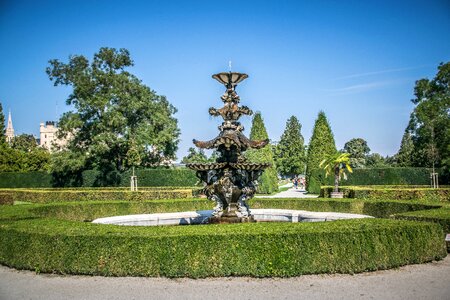 Water garden architecture
