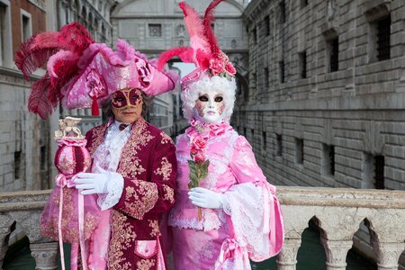 Venice carnival people