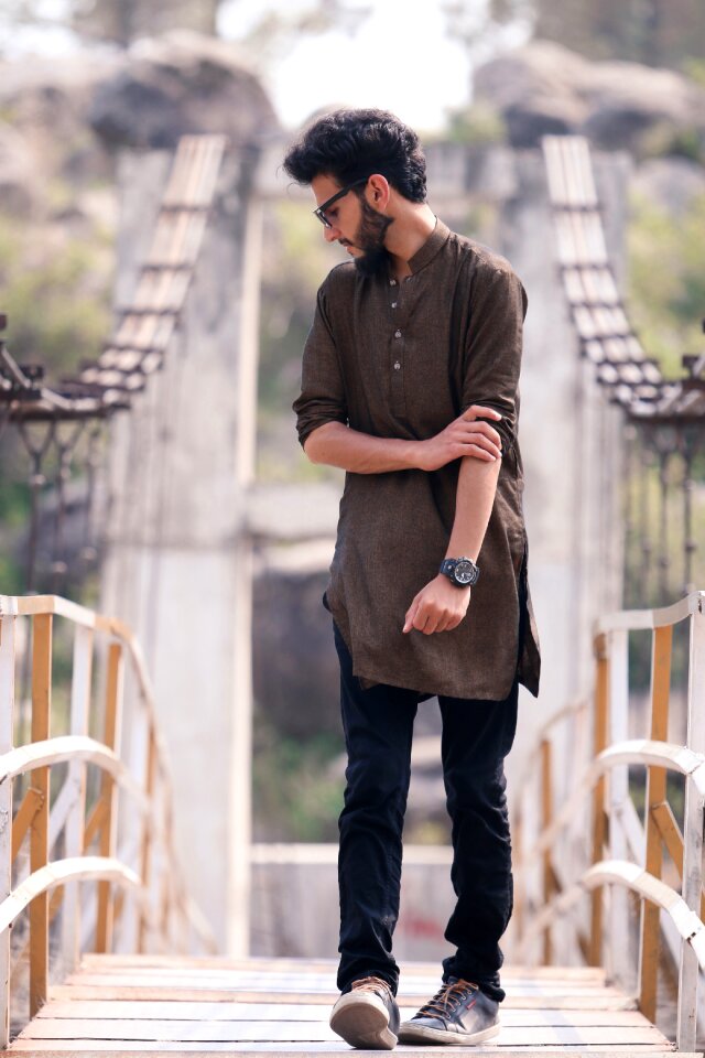 Young portrait architecture