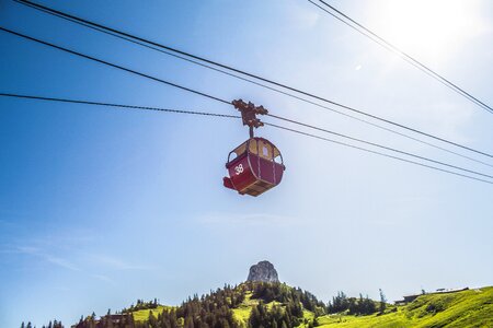 Mountains landscape mountain railway photo