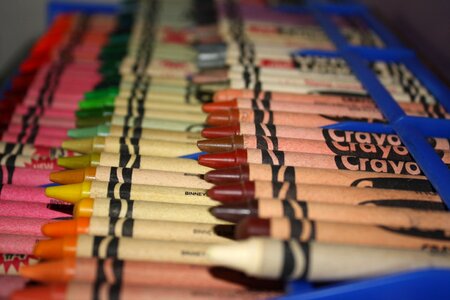 Crayons kids background