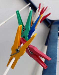 Laundry terminal clothes drying rack photo