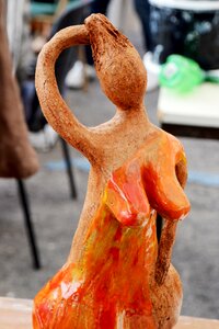 Clay decor element