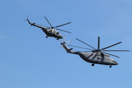 Parade russian sky