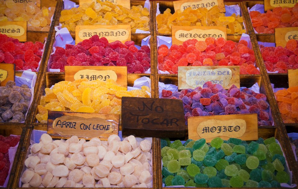 Sweet colorful delicious