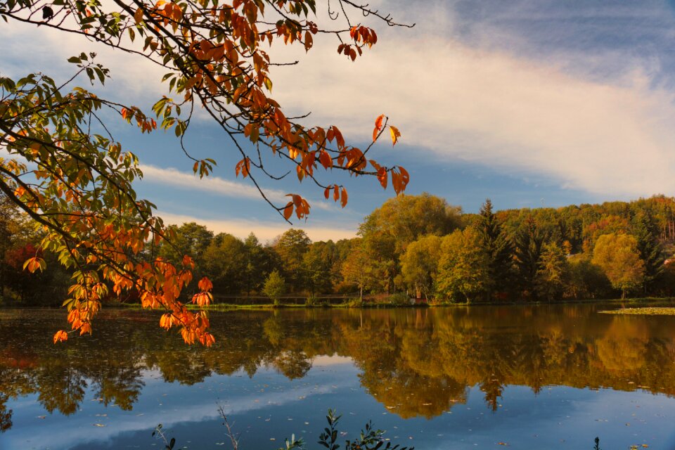 Nature lake sky