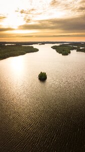 Pike water lake landscape photo