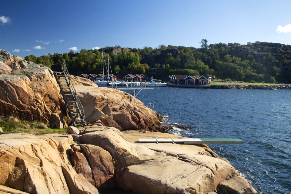 Landscape sea cliffs
