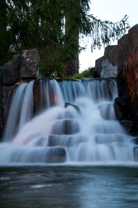 Flow waterfall fountain photo