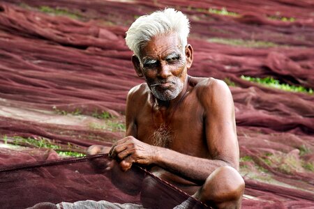 Bangladesh fisherman net