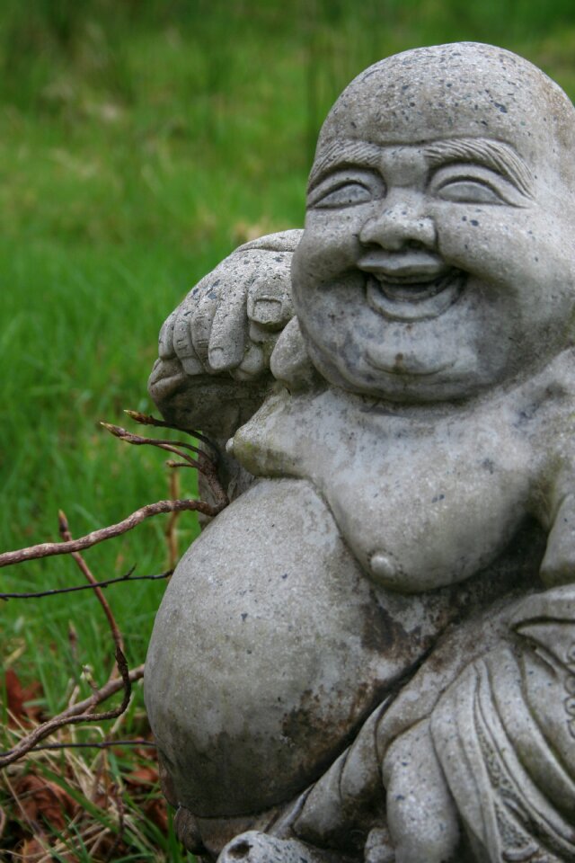 Laughing buddha statue fun funny