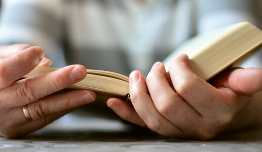 Open book bible literature