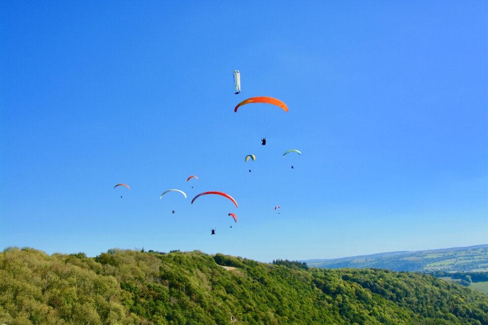 Panoramic views flying site aircraft