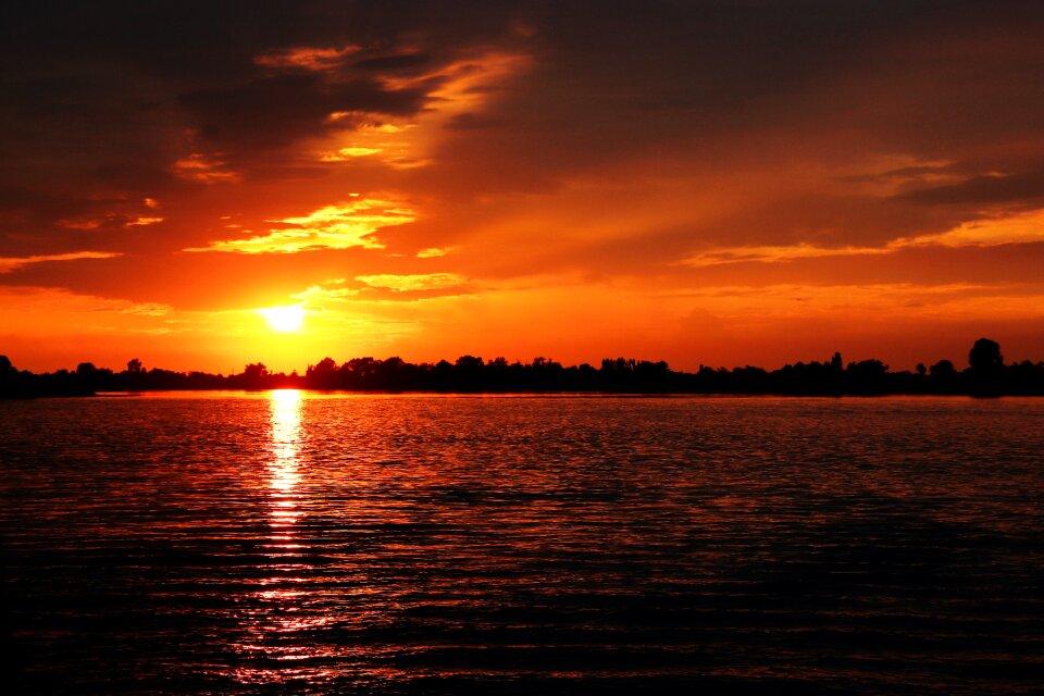 Evening nature dusk