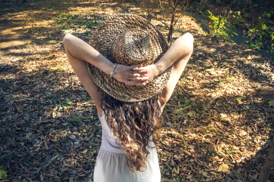 Leaves nature hair