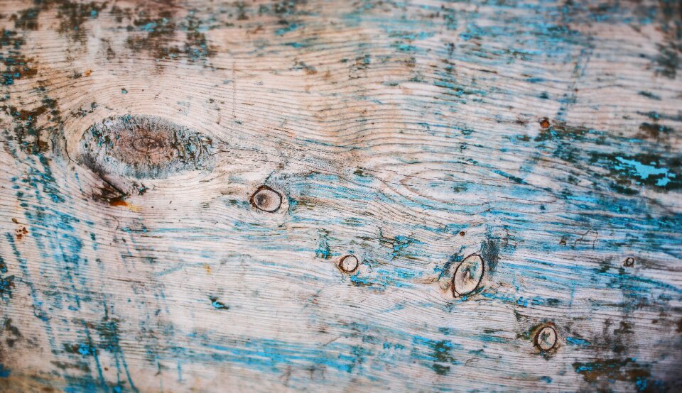 Plank painted wood photo