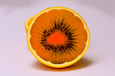 Kiwi orange mounting fruit