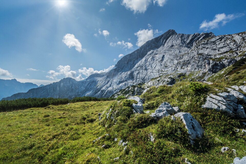 Nature mountain clouds