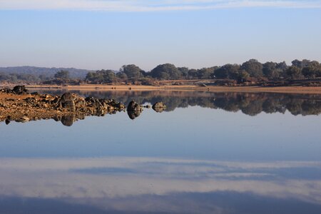Reflection nature landscape
