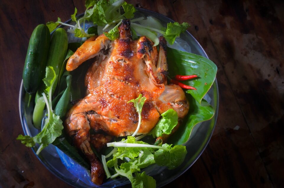 Chicken grilled chicken delicacies