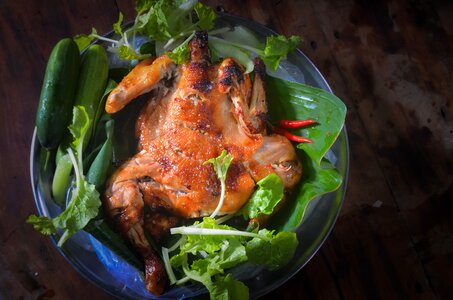 Chicken grilled chicken delicacies
