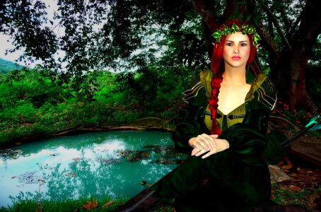 Fantasy elf magic photo